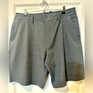 Never worn Hang-Ten; size 38- gray with white pinstripe Golf shirt